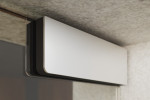 Detailbild von Bahia Motiv matt Ganzglastür mit festem Seitenteil DORMA Mundus Variante 1 - Erkelenz