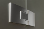 Pendeltürband von Bahia Motiv klar 2-flg. Glaspendeltür mit zwei festen Seitenteilen und Oberlicht DORMA Tensor Variante 6 - Erkelenz