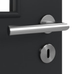 Detailansicht der Oberfläche von Anthrazit RAL 7016 LA 12 Mattlack Basic Innentür - Huga