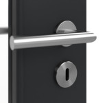 Detailansicht der Oberfläche von Anthrazit RAL 7016 LA 8 Mattlack Basic Innentür - Huga