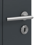 Detailansicht der Oberfläche von Signum 20 LA 10 Basic Lack Anthrazit RAL 7016 Innentür - Huga