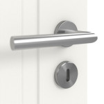 Detailansicht der Oberfläche von LEBO Innentür Kopenhagen 41 Weißlack