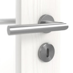 Detailansicht der Oberfläche von Sueno 1 Basic Durat Pino Weiß Innentür - Huga