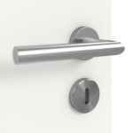 Detailbild der Oberfläche von Weiß RAL 9016 LA 24 Basic Durat Innentür - Huga