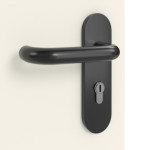 Detailbild der Oberfläche von Weiß ähnlich RAL 9010 Basic Durat Rauchschutztür - Huga