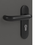 Detailansicht der Oberfläche von GARANT Brandschutztür T30 Corona 830 Ebony CePaL