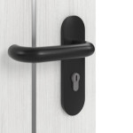 Detailansicht der Oberfläche von GARANT Brandschutztür T30 Corona 851 Authentic Grigio CePaL