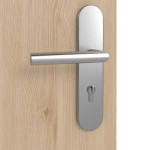 Detailansicht der Oberfläche von GARANT Wohnungseingangstür Corona 830 Authentic Achat CePaL