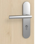 Detailansicht der Oberfläche von GARANT Wohnungseingangstür Corona 830 Authentic Sand CePaL