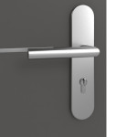 Detailansicht der Oberfläche von GARANT Wohnungseingangstür Corona 831 Ebony CePaL