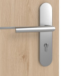 Detailansicht der Oberfläche von GARANT Wohnungseingangstür Corona 831 Authentic Achat CePaL
