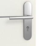 Detailansicht der Oberfläche von GARANT Wohnungseingangstür Corona 831 Weiß Struktur Premium CePaL