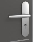 Detailansicht der Oberfläche von GARANT Wohnungseingangstür Corona 832 Ebony CePaL