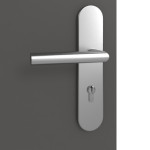 Detailansicht der Oberfläche von GARANT Wohnungseingangstür Corona 833 Ebony CePaL