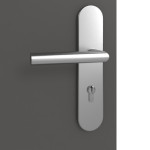 Detailansicht der Oberfläche von GARANT Wohnungseingangstür Corona 834 Ebony CePaL