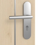 Detailansicht der Oberfläche von GARANT Wohnungseingangstür Corona 850 Authentic Sand CePaL