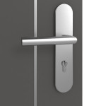Detailansicht der Oberfläche von GARANT Wohnungseingangstür Corona 851 Ebony CePaL