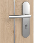 Detailansicht der Oberfläche von GARANT Wohnungseingangstür Corona 851 Authentic Achat CePaL
