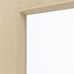 Detailansicht des Lichtausschnitts von GARANT Wohnungseingangstür Authentic Sand CePaL mit Lichtausschnitt LA-7