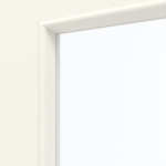 Detailansicht des Lichtausschnitts von GARANT Wohnungseingangstür 0105-60 Pearl White CePaL mit Lichtausschnitt LA-9