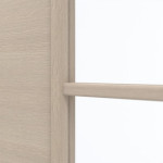 Detailansicht des Lichtausschnitts von GARANT Doppelflügeltür inkl. Zarge Quer Authentic Akazie GCK08 mit Lichtausschnitt LA-2 Sprosse SP1