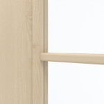 Detailansicht des Lichtausschnitts von GARANT Doppelflügeltür inkl. Zarge Authentic Sand CPL mit Lichtausschnitt LA-3 Sprosse SP1