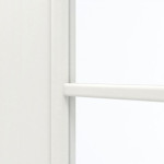Detailansicht des Lichtausschnitts von GARANT Doppelflügeltür inkl. Zarge Authentic Bianco GCK08 mit Lichtausschnitt LA-5 bandseitig Sprosse SP10