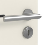 Detailansicht der Oberfläche von CLASSEN Doppelflügeltür 6.8 Weiß RAL 9010 CPL inkl. Zarge