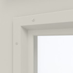 Detailansicht des Lichtausschnitts von Innentür-Set 2-flg Stahl mit Feuerschutzfunktion STU/STS T30-2 mit LA-B2 inkl. 2-schaliger Umfassungszarge - Hörmann