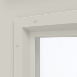 Detailansicht des Lichtausschnitts von Innentür-Set Stahl mit Feuerschutzfunktion STU/STS T30-1 mit LA-B2 inkl. Blockzarge 62/55 - Hörmann
