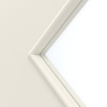 Detailansicht des Lichtausschnitts von Weiß ähnlich RAL 9010 LA 6 Raute Basic Lack Innentür - Huga