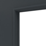 Detailansicht des Lichtausschnitts von Signum 20 LA 10 Basic Lack Anthrazit RAL 7016 Innentür - Huga