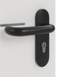Detailansicht der Oberfläche von GARANT Rauchschutztür Corona 831 Silver Grey CePaL