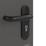 Detailansicht der Oberfläche von GARANT Rauchschutztür Corona 832 Ebony CePaL