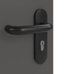 Detailansicht der Oberfläche von GARANT Rauchschutztür Corona 834 Ebony CePaL