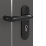 Detailansicht der Oberfläche von GARANT Rauchschutztür Corona 851 Ebony CePaL