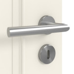 Detailansicht der Oberfläche von GARANT Schallschutztür Amrum AM1 Weißlack 
