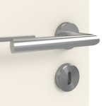 Detailansicht der Oberfläche von GARANT Schallschutztür Aura 831 Weißlack