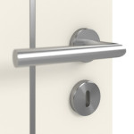 Detailansicht der Oberfläche von GARANT Schallschutztür Aura 851 Weißlack