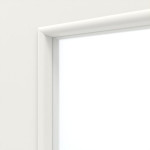 Detailbild vom Glas von Weiß RAL 9016 LA 24 Basic Durat Innentür - Huga