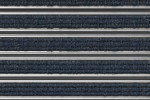 Detailaufnahme von Top-Ansicht von Aluprofilmatte KLASSIK Rips T06PP blau/grau - Entrada