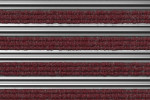 Detailaufnahme von Top-Ansicht von Aluprofilmatte KLASSIK Rips T09PP rot / Kratzleiste - Entrada