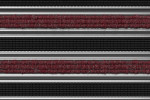 Detailaufnahme von Top-Ansicht von Aluprofilmatte KLASSIK Rips T09PP rot / Safe R01V schwarz - Entrada