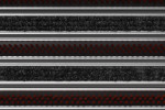 Detailaufnahme von Top-Ansicht von Aluprofilmatte KLASSIK Rips T01PP schwarz / Work B04 braun - Entrada