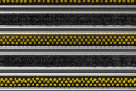 Detailaufnahme von Top-Ansicht von Aluprofilmatte KLASSIK Rips T01PP schwarz / Work B09 gelb - Entrada