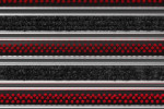 Detailaufnahme von Top-Ansicht von Aluprofilmatte KLASSIK Rips T01PP schwarz / Work B05 rot - Entrada