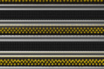 Detailaufnahme von Top-Ansicht von Aluprofilmatte KLASSIK Safe R01V schwarz / Work B09 gelb - Entrada