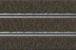 Detailaufnahme von Top-Ansicht von Aluprofilmatte ROYAL Rips T12PP sand - Entrada