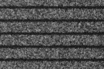 Frontale Detailaufnahme von Rauhaarripsmatte EASY 12 anthrazit - Entrada
