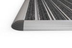 Frontale Detailaufnahme von Schuhabtreter HOME Rips T05PP grau 60 x 42 cm - Entrada